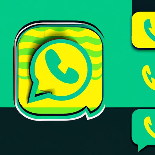 המחשה של הלוגו וממשק האפליקציה של WhatsApp